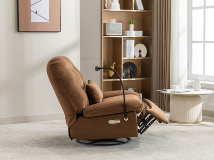 Power Recliner Swivel Glider USB Charger With tooth Music Player, Sleep, Working, Game And Leisure