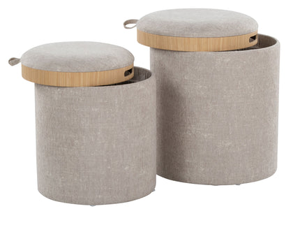 Tray - Contemporary Nesting Ottoman Set