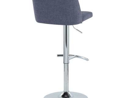 Toriano - Contemporary Adjustable Barstool With Swivel & Rounded T Footrest (Set of 2)