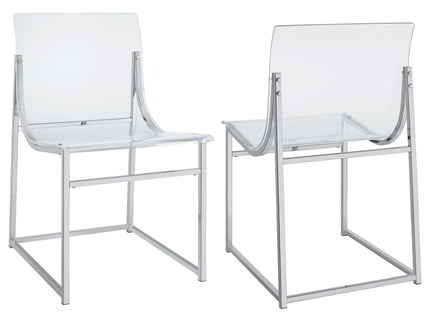 Hartsell - Dining Side Chair (Set of 2) - Chrome