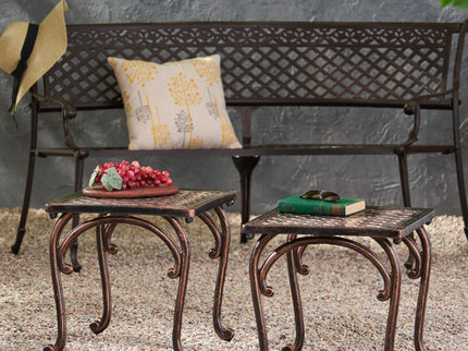 Laughlin - Traditional Style Cast End Table Set - Antique Espresso