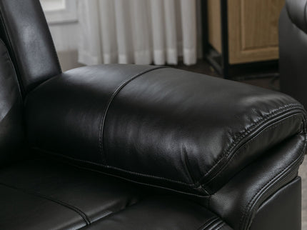 Home Theater Seating Manual Recliner Chair, Led Light Strip For Living Room - Black