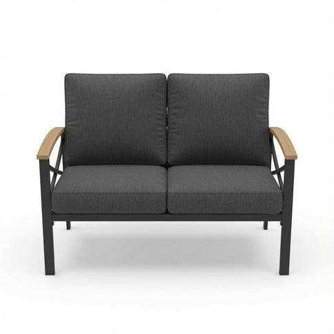 Outdoor Loveseat With Washable Cushions