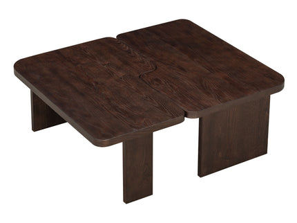 Modern Minimalist Coffee Table Set With Splicing Design