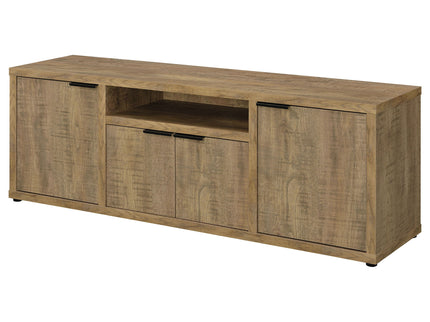 Noriega - 4 Door 60" TV Stand With Hidden Storage - Mango Color