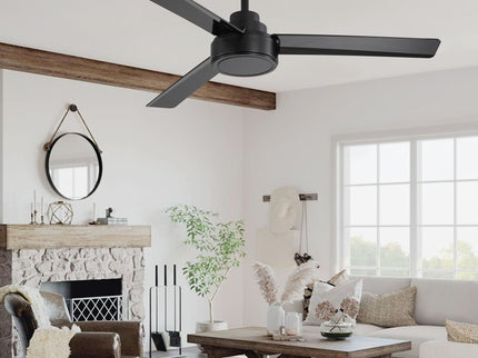 52" Ceiling Fan With Remote Control, 6 Speed Reversible DC Motor, 3 Blades