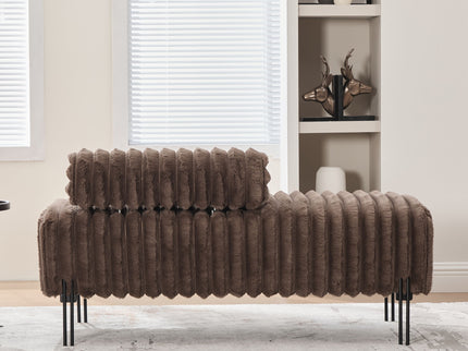 Mini Loveseat With Adjustable Backrest