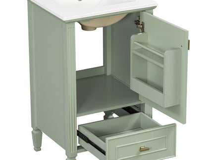 Retro Bathroom Vanity With Sink