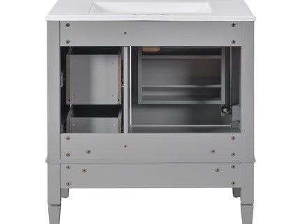 Bathroom Vanity With Sink, Storage Cabinet With 3 Drawers