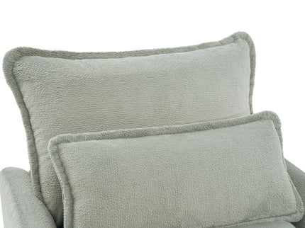Modern Single Seat Accent Chair With Side Storage Pockets