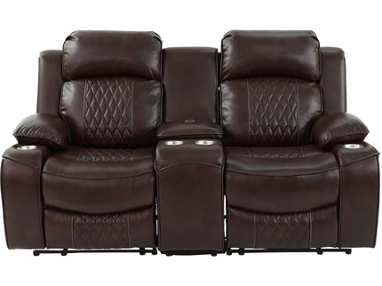 Power Motion Living Room Set With USB Port, Adjustable Headrest, Cup Holder