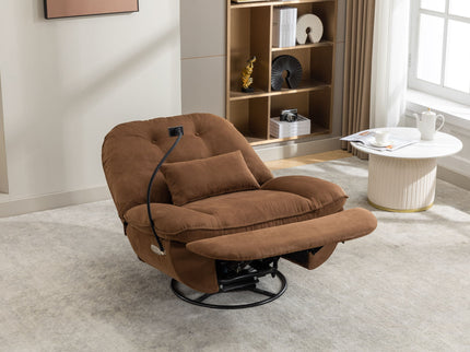 Power Recliner Swivel Glider USB Charger With tooth Music Player, Sleep, Working, Game And Leisure