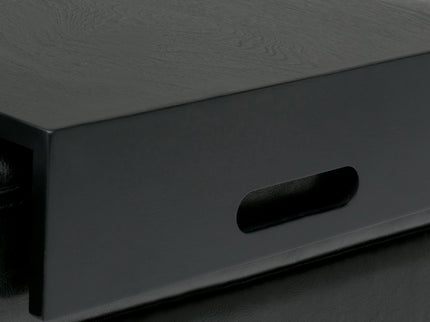 Oregon - Contemporary Storage Ottoman Bench With Tray