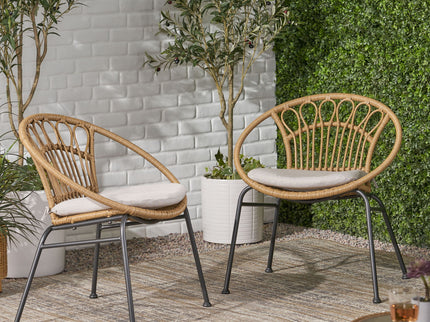 Banya - Chair (Set of 2) - Light Brown
