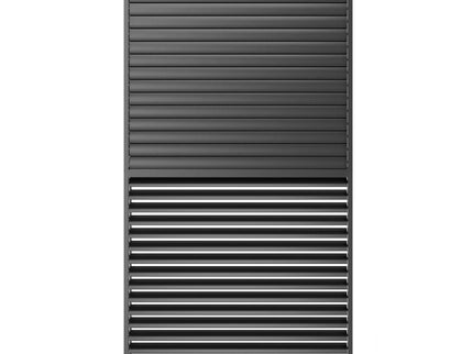 Louver Grille 1 / 3 13Ft Frame & Louvers - Black