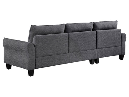 Verona - Loose Back Sectional Sofa - Gray