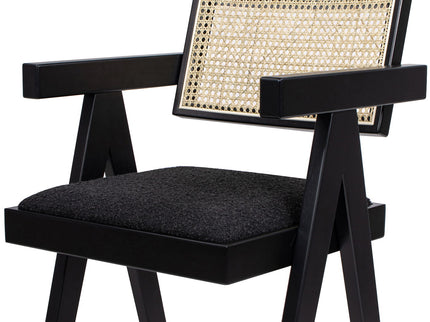 Milan - Modern Webbing Back Stool With Arms (Set of 3)