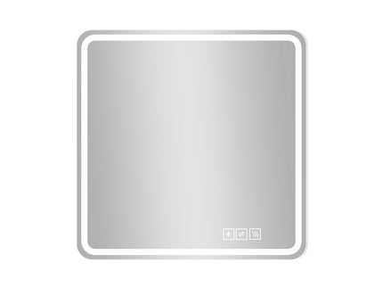 LED Bathroom Mirror, Anti Explosion Glass, Rust Resistant, Anti Fog, Tri Color