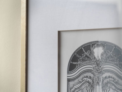 Fake Pencil Architectual Wall Art, Wall Decor Accent (Set of 2) - Silver