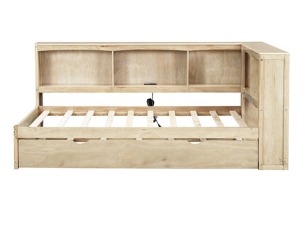 Daybed With Trundle, Storage Cabinets, USB Ports