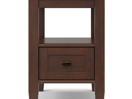 Warm Shaker - Narrow Side Table - Brown