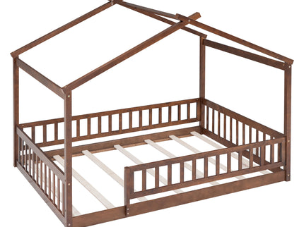 Bed House Bed Frame With Fence