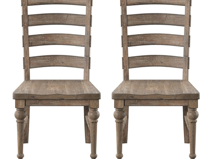 Ladderback Dining Chairs, (Set of 2) - Taupe
