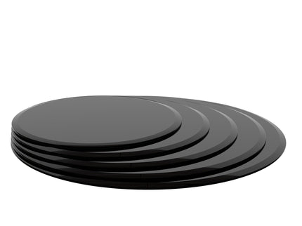 Round Tempered Glass Table Top Glass Thick Beveled Polished Edge