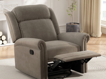 360 Degrees Swivel Recliner Manual Rocking Recliner Home With Adjustable Backrest