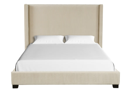 Upholstered Bed, Space-Saving Design