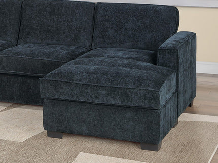 Sectional With RAF Chaise, Armless Loveseat & LAF 1 Arm Chair