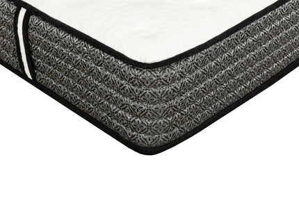 Premium 12" Queen Size Hybrid Mattress In A Box Soft Gel Memory Foam Top With Cooling Technology - Gray / White