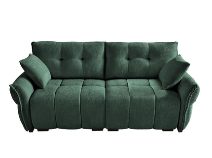 Modern Sofa & Pillows, Textured Cover, High Rebound Cushions