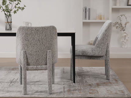 Wide Minimalist Dining Chair