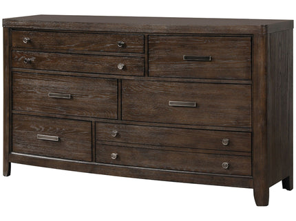 Dresser Cedar Lined Bottom Drawers - Antique Brown