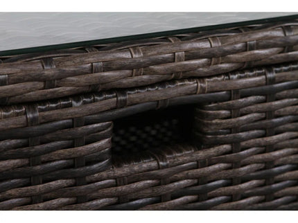 Modern Patio Rattan Sectional Set With Cushions