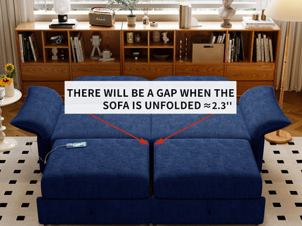 Sofa Bed With Convertible Design, Living Room Furniture