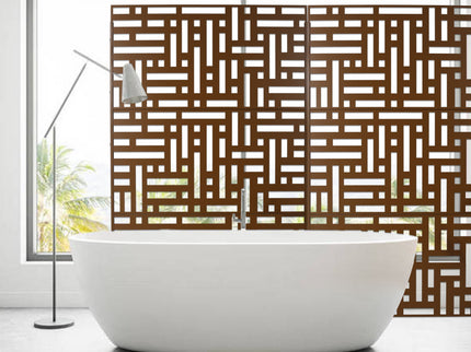 Decorative Freestanding Metal Privacy Screen For Indoor & Outdoor Use