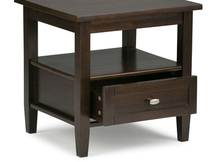 Warm Shaker - End Table - Tobacco Brown