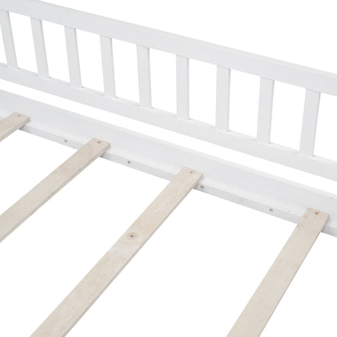 Bed House Bed Frame With Fence
