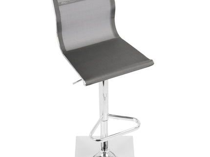 Mirage - Contemporary Adjustable Barstool With Swivel