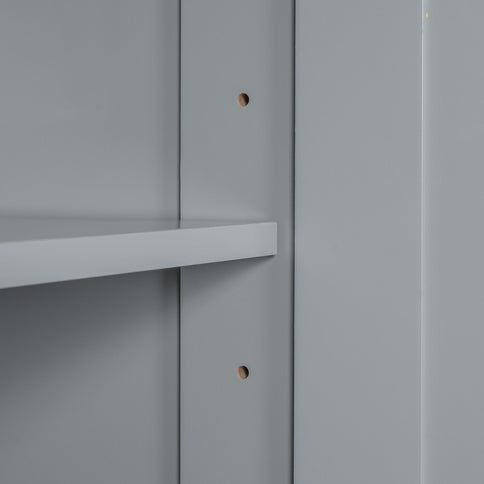 Tall Bathroom Cabinet With Tilt-Out Laundry Basket And Upper Storage
