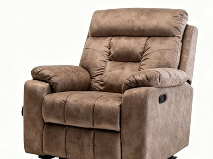 Electric Lift Chair With Heating And Massage, 180° Recline - Brown