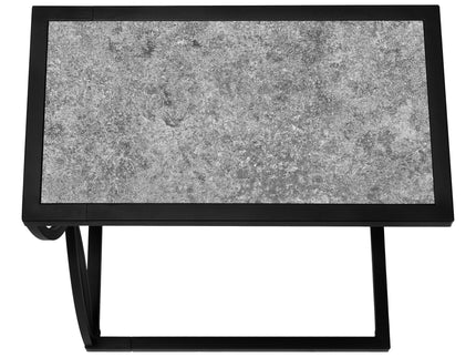 Accent Table C - Shaped, Modern - Gray