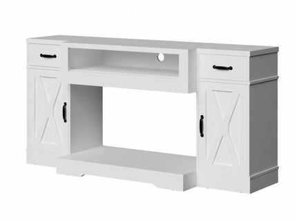 TV Stand With Adjustable Shelves & Double Doors