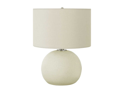 Lighting, Contemporary Table Lamp, Ceramic - Cream
