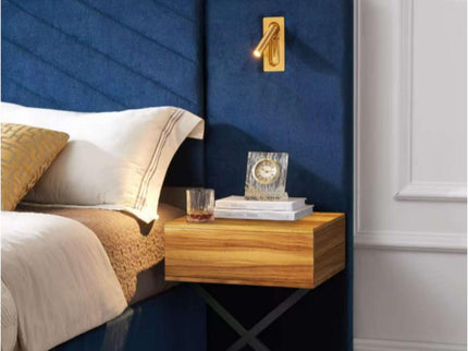 Upholstered Bed Frame With Vertical Channel Tufted Wingback Headboard