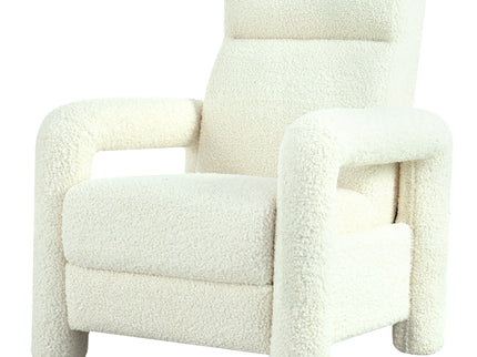 Push Back Recliner Armchair Upholstered Recliner Chair Single Sofa With Adjustable Backrest