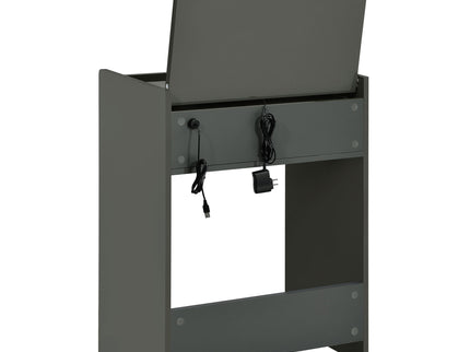 Ayuba - 3 Drawer Makeup Vanity Table With Mirror And Stool