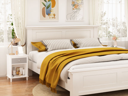 Nightstand With 1 Drawer 1 Shelf